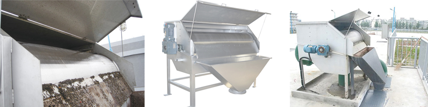 12.20.23 automatic fine screen drum filter screen for industrial waste water pretreatment factory