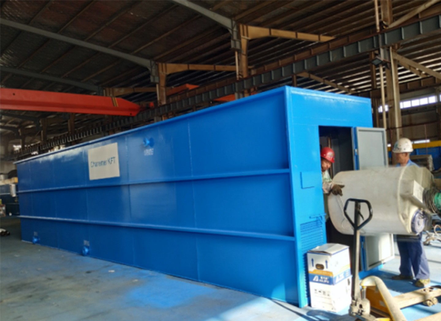 12.20.13 100m3d package sewage treatment plant for hospital resort domestic sewage treatment factory