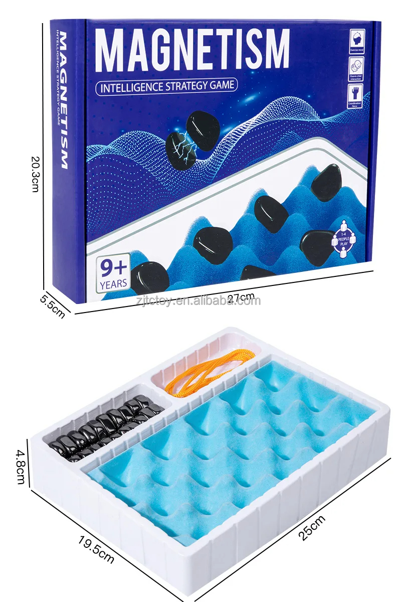 2024 Popular Magnetic Effect Chess Game Two-players Kids Board Game Party Time Logical Thinking Funny Game supplier