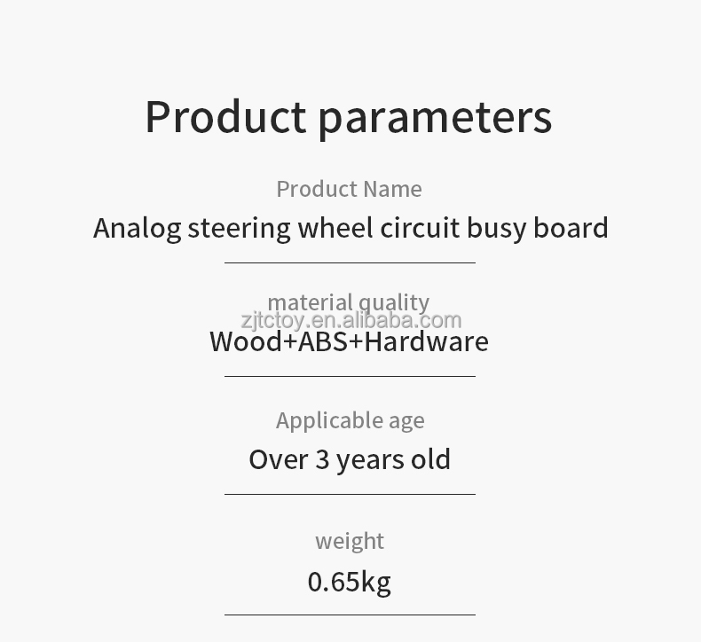 Wooden Busy Board for Toddlers Montessori Steering Wheel Driving Toy Wooden Sensory Toys Preschool Learning Activities Education manufacture