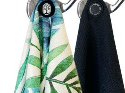 Toallas de golf personalizadas como productos de marca privada para tiendas de profesionales y resorts
