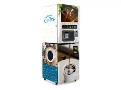 Service throughput comparison of big coffee vending machine in large venues