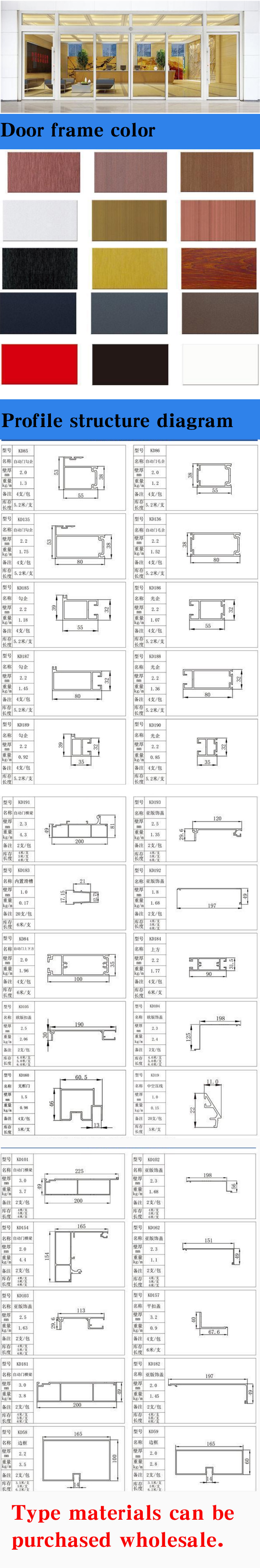 oredy commercial aluminum storefront automatic sliding door controller with access switch details