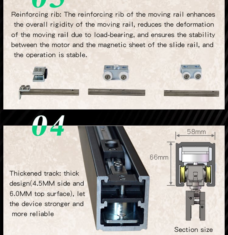 OREDY Automatic Maglev Door Sliding Door Automatic Door Opener Operator Machine 200kgs for hotel factory