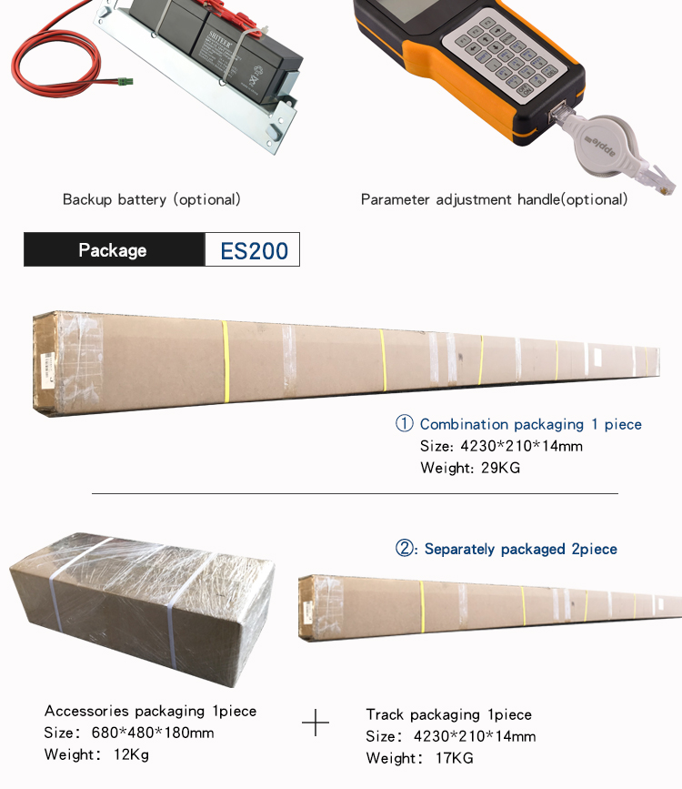 OREDY low price Es200 automat sliding door motor DC30V Germany Brush motor supplier