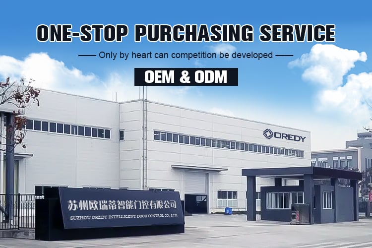 OREDY customizable commercial automatic sliding door image recognition sensor for commercial door details