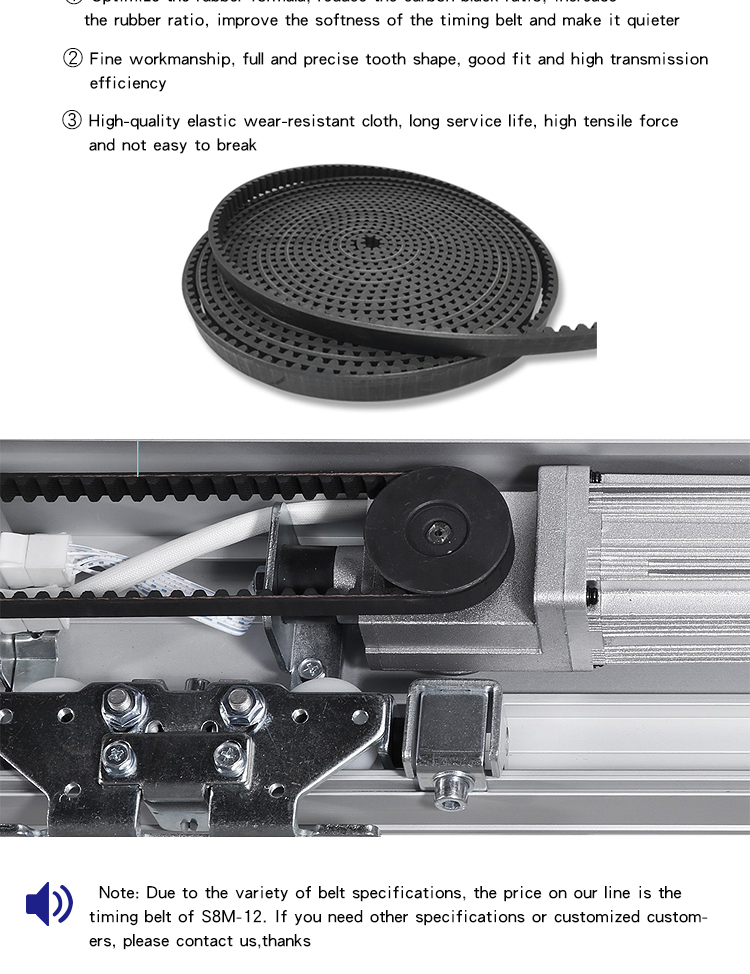 OREDY 3M 5M 8M synchronous timing belt kit industrial belts with Elevator belt supplier