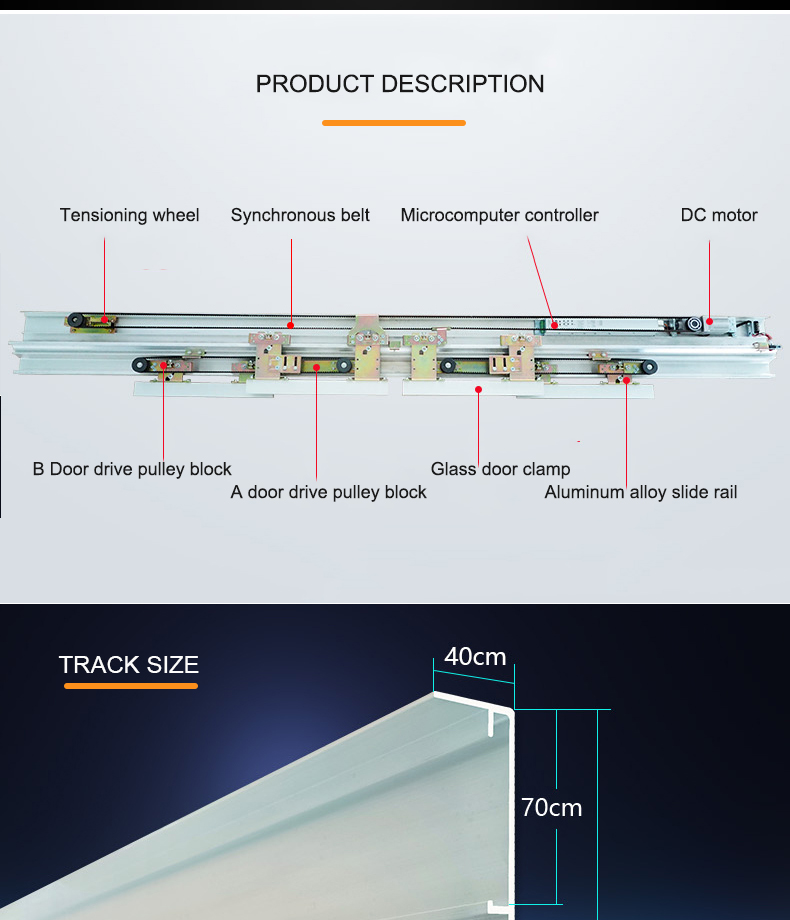 ORD-200TD Automatic telescopic sliding door system operator details