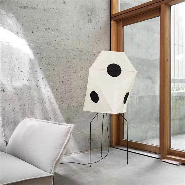 Bring a touch of Asian-inspired design with a floor rice paper lamp