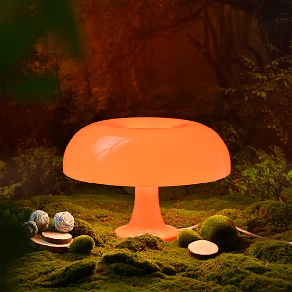 Create a cozy ambiance with a mushroom table lamp