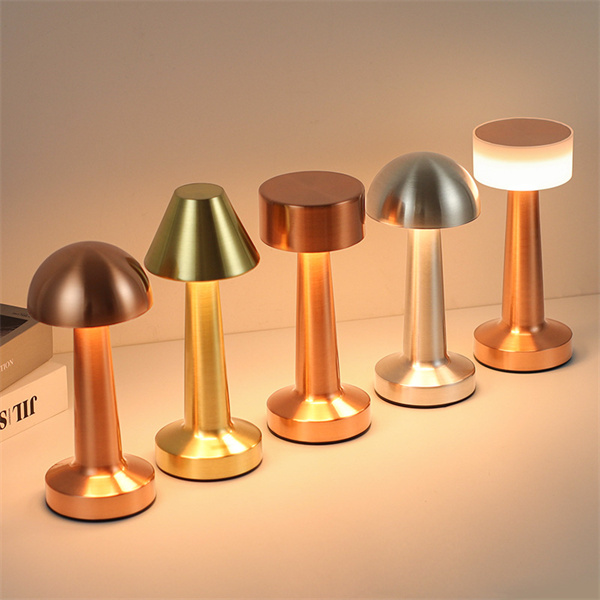 Enjoy ambient lighting with a cordless rechargeable lamp for your table