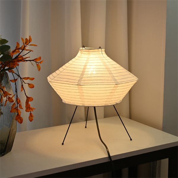 Create a cozy atmosphere with a paper rice lamp in any room