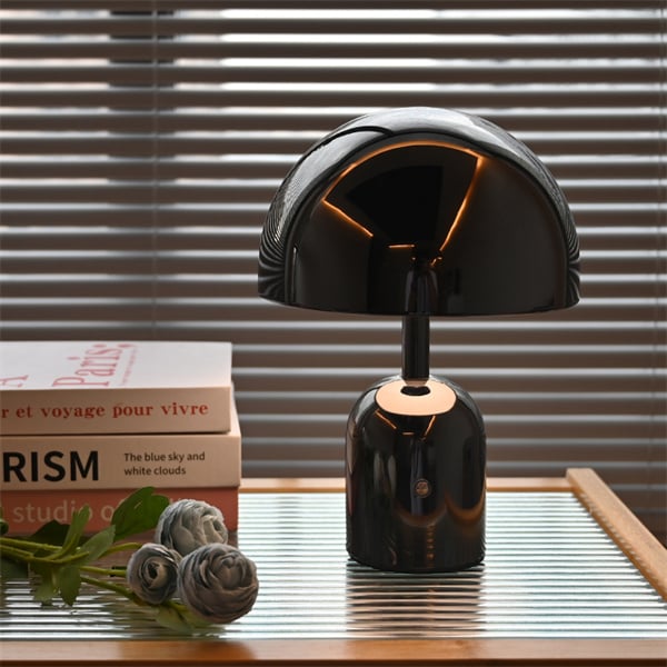 Create a cozy atmosphere with a mushroom lamp table in your living room