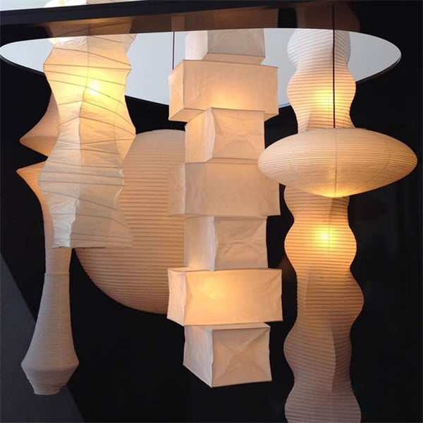 Add a touch of elegance to your home decor with a handmade Japanese paper lamp