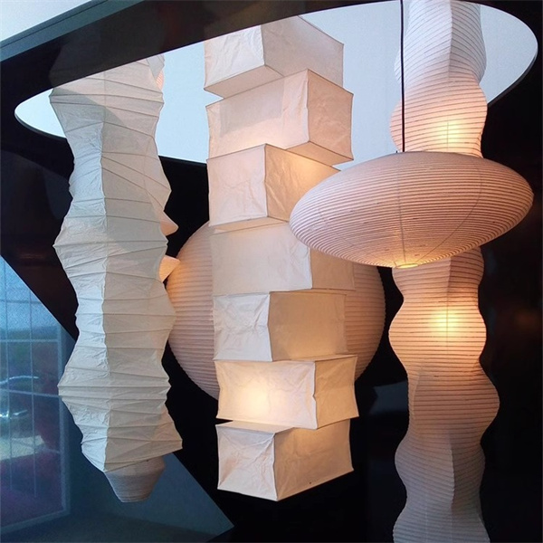 Enhance your decor with the soft and mesmerizing glow of rice paper fixtures