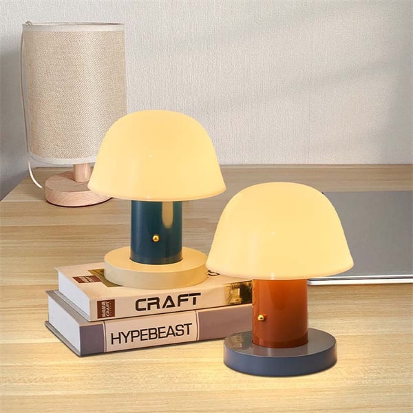 Create a cozy ambiance anywhere with a rechargeable LED table lamp