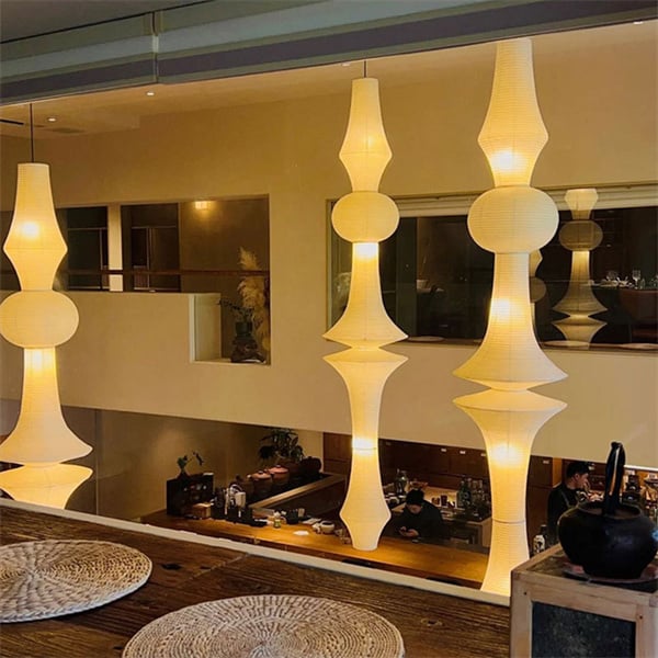 Using Japanese rice paper lamps to add elegance to any room