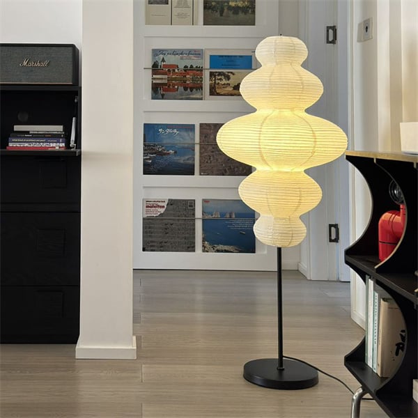 Incorporating Japanese Floor Lamp Paper in Home Decor