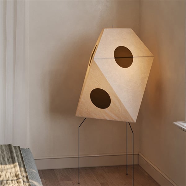 Japanese Rice Paper Floor Lamps in Contemporary Design