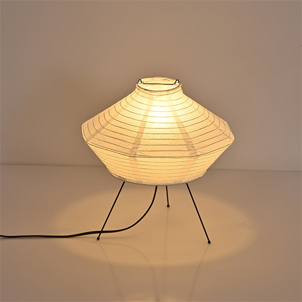 Add a touch of elegance to your home with a rice paper table lamp