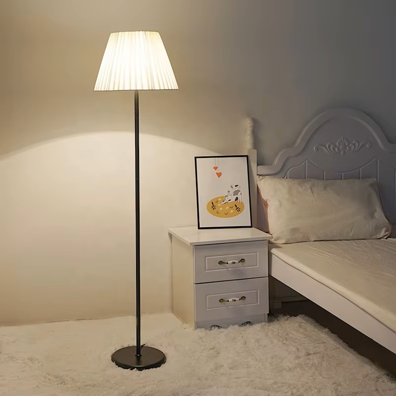 classic warm led reading floor lamp-0