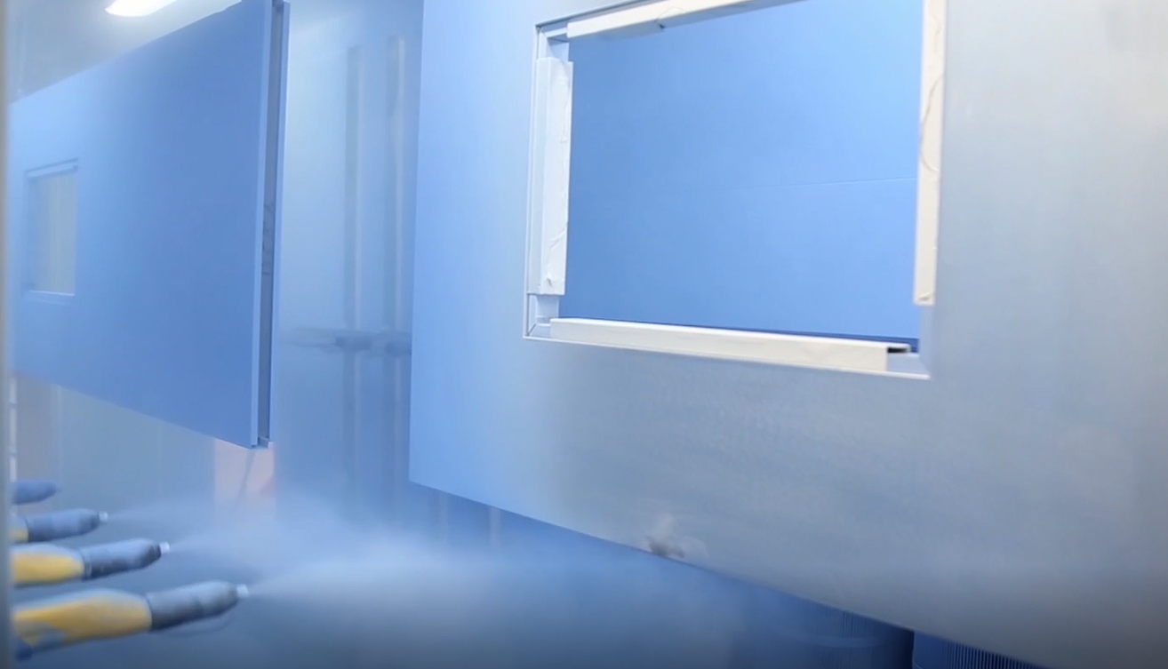 GMP Electric 4door interlock for hospital Single door details