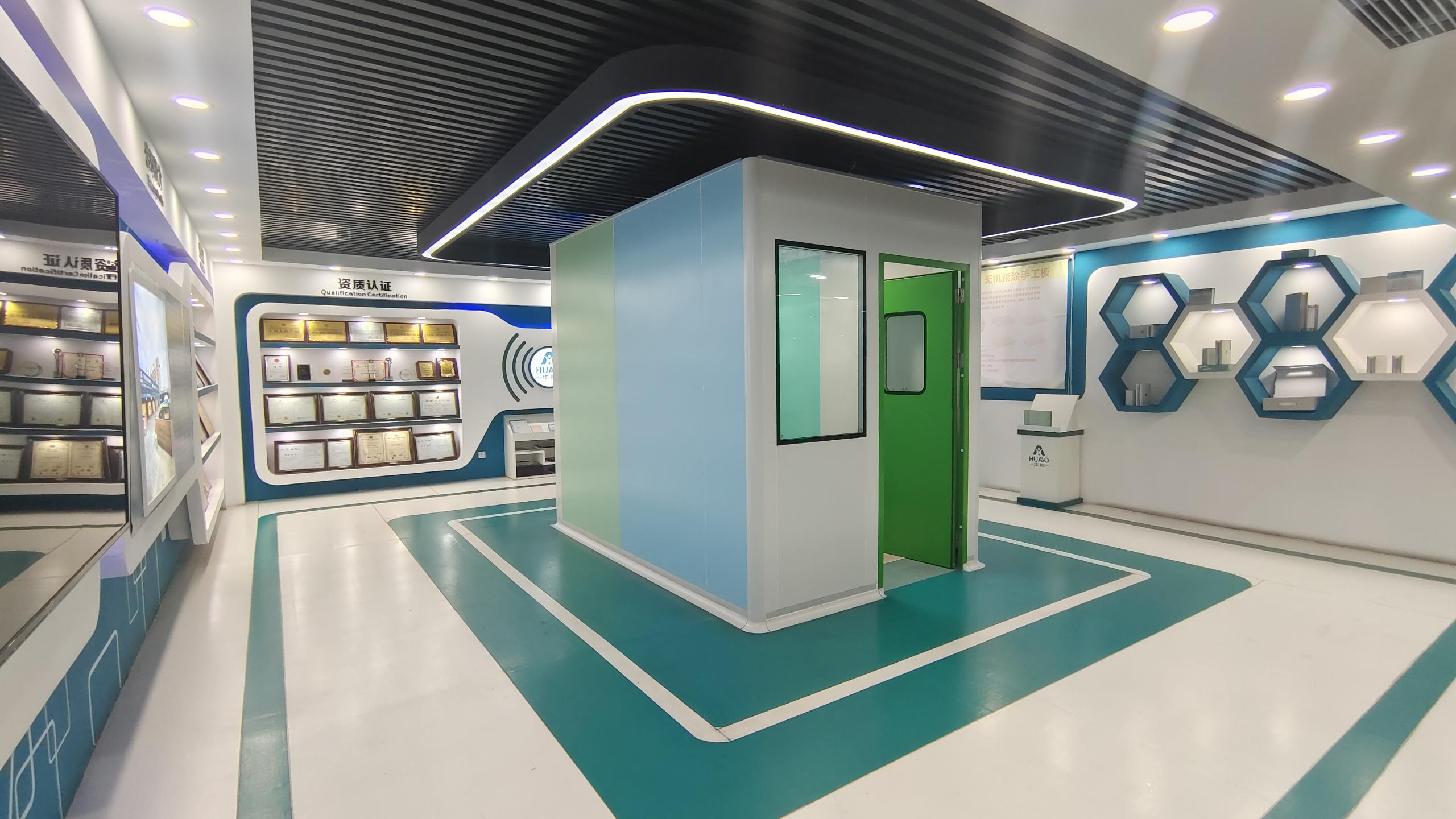 GMP Sound Insulation Thermal Insulation Sliding Folding Doors Metal medical aluminum Door for hospital factory