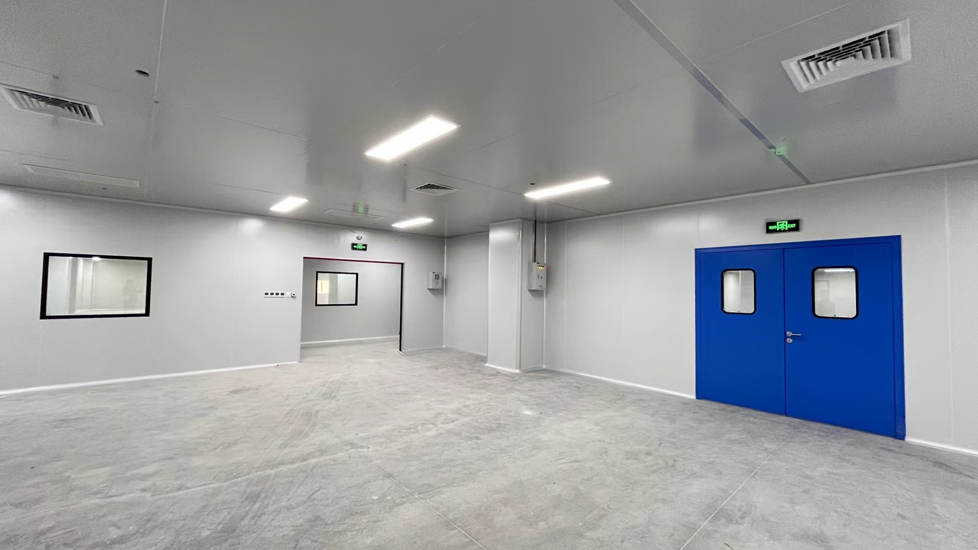 GMP Steel door automatic Double Leaf Door Thermal Insulation Cleanroom door supplier