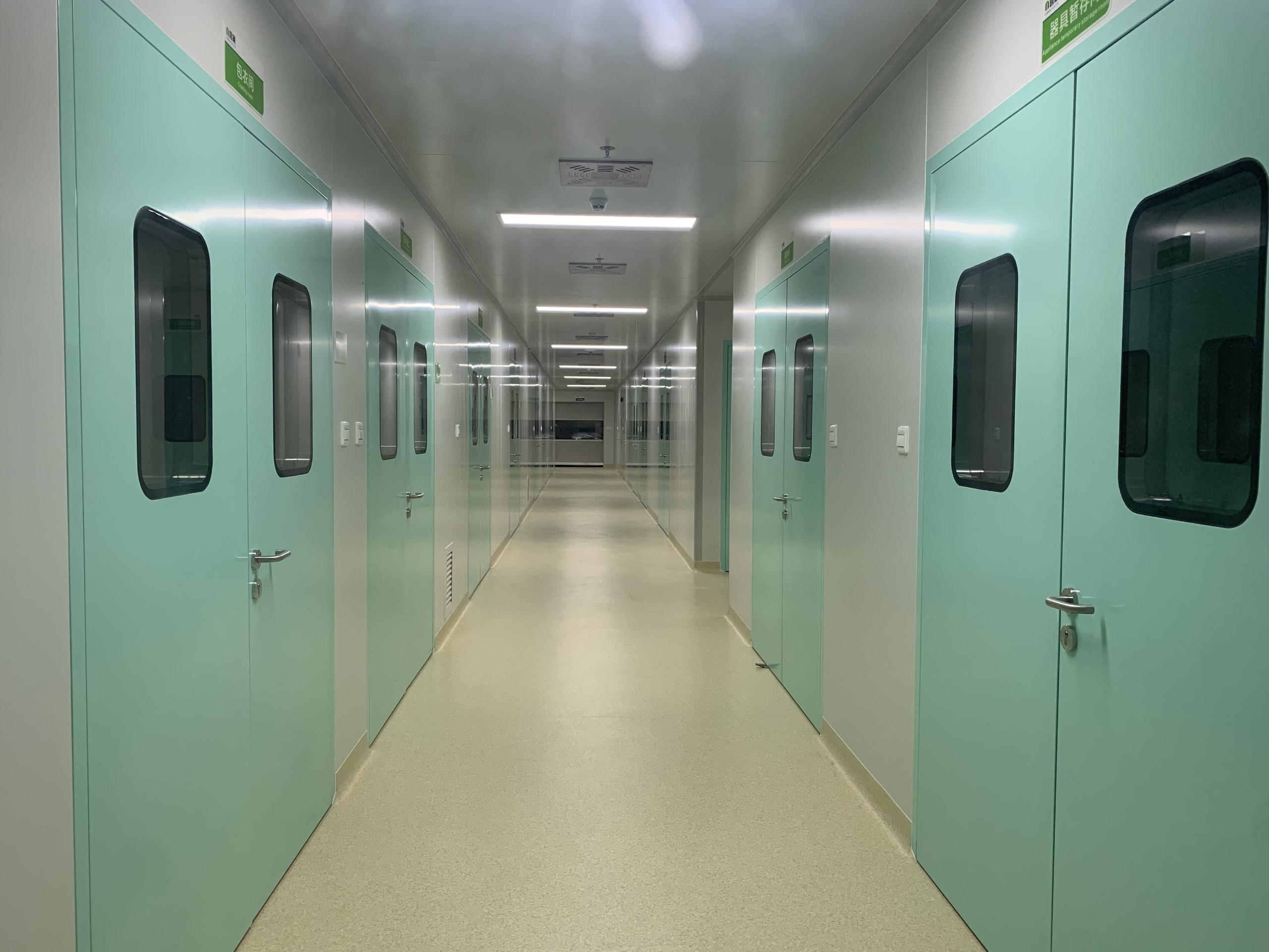 GMP Steel door automatic Double Leaf Door Thermal Insulation Cleanroom door manufacture