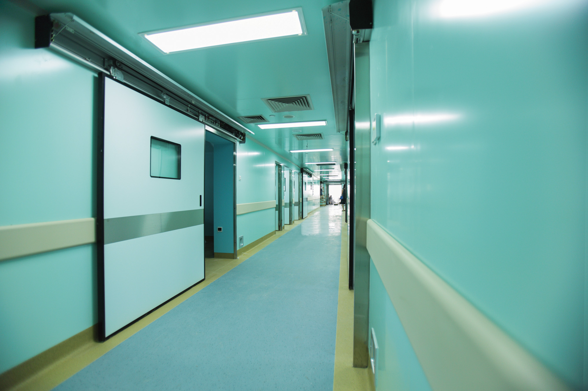 Automatic Sliding Door Hermetic Hospital door sound insulation door for cleanroom supplier
