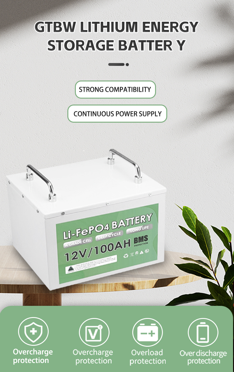 Grandtech Lithium Ion Battery 24V100AH For Solar Energy Storage For Home Energy Storage System Solar Lithium Ion Batteries manufacture