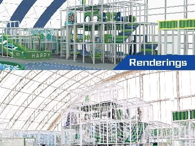 Area Bermain Lunak yang Dapat Disesuaikan Warna dan Ukurannya, Dilengkapi Fasilitas Memanjat dan Seluncuran untuk Taman Dalam Ruangan