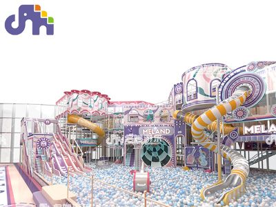 Rainbow Net Colorful Focal Point For Kids Indoor Play Area