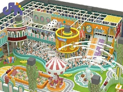 All-In-One Custom Playground Equipment For Mall & Community
