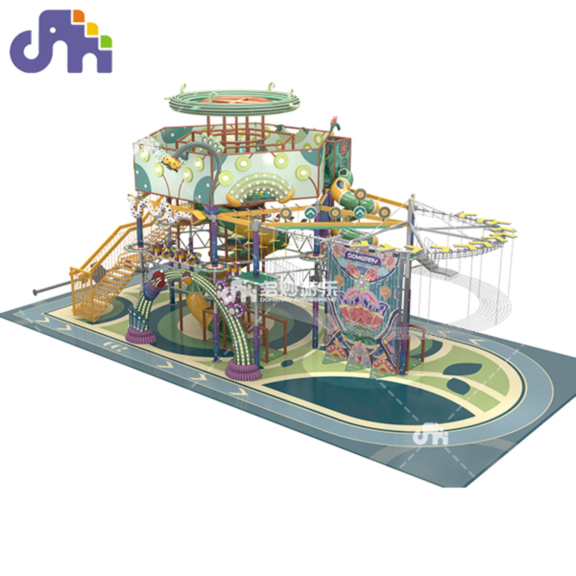 Inside the Indoor Playground