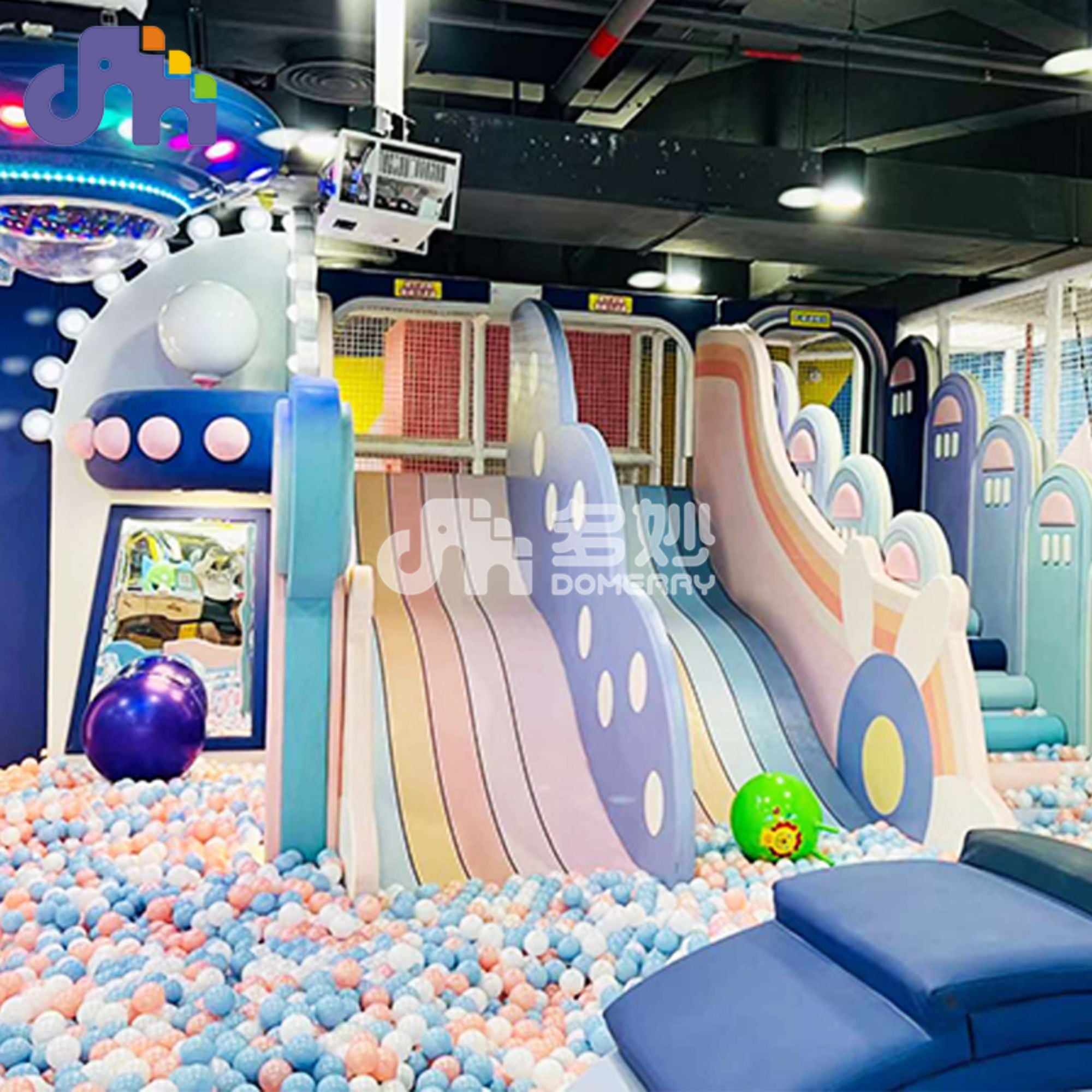 Factory Custom commercial indoor soft play equipment With Free Design