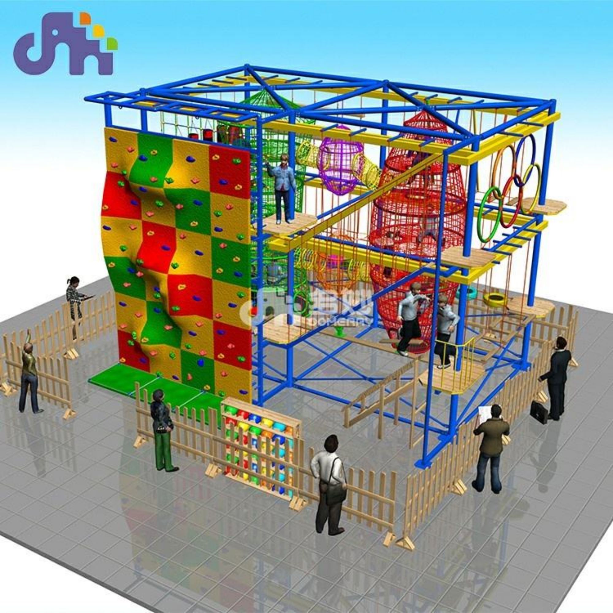 Get Ready for Excitement with Our Aftermarket Jungle Gym Net For the Oaks Playset!