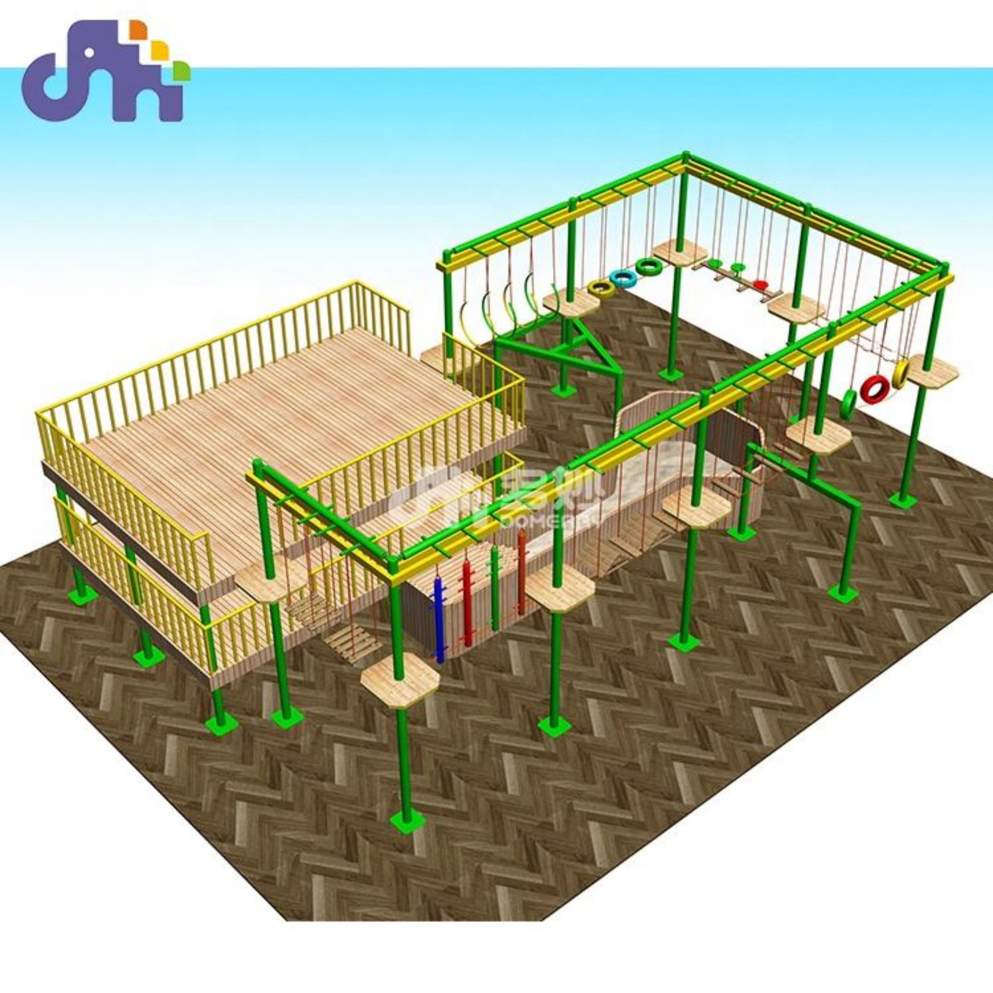 Playground Netting Climbing Instructions