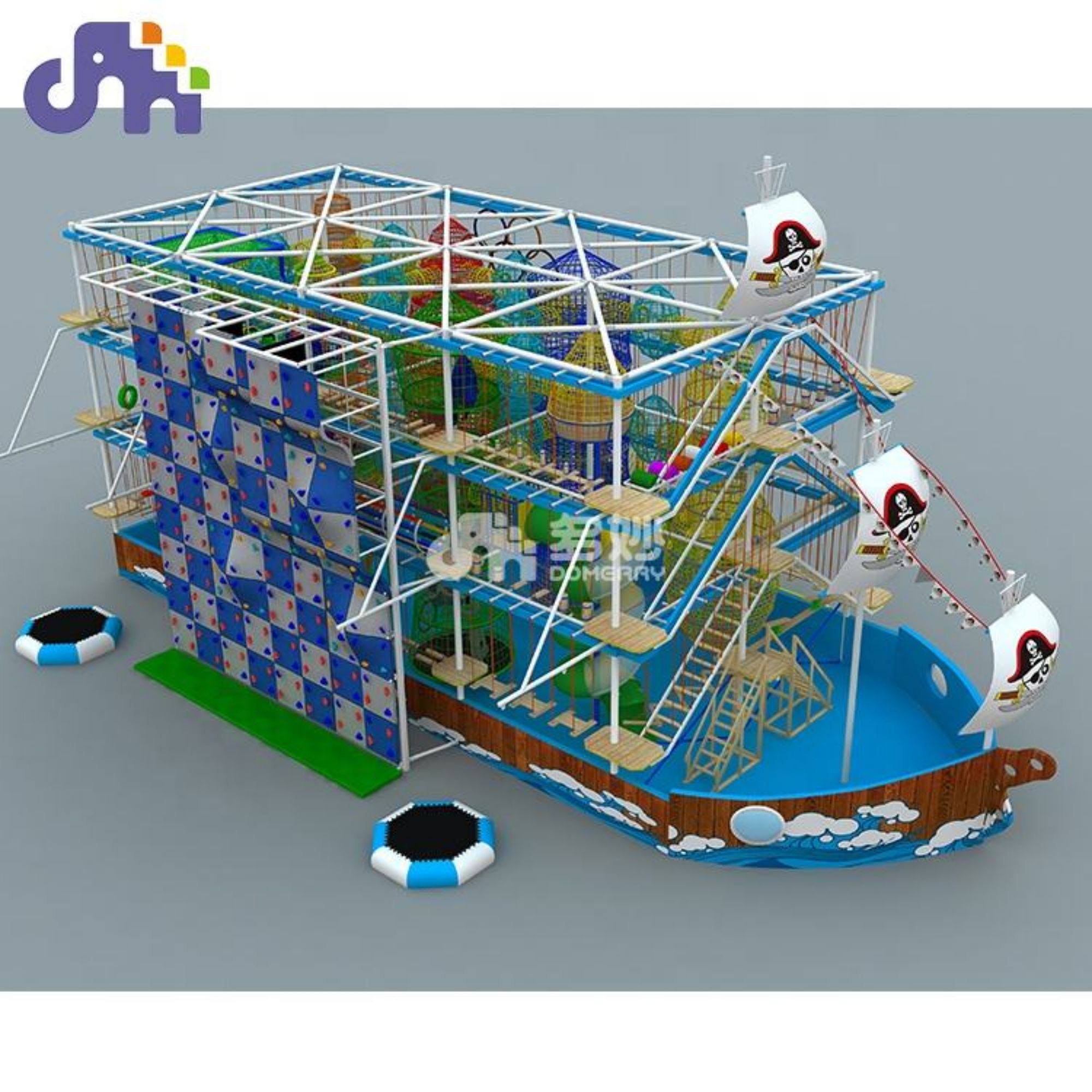Protecting Yourself on the Rope Climbing Net