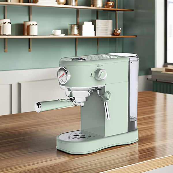 Angkopin ang iyong coffee game sa pamamagitan ng isang high-end na espresso at frothing machine