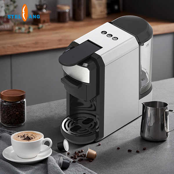 The compact Nespresso machine