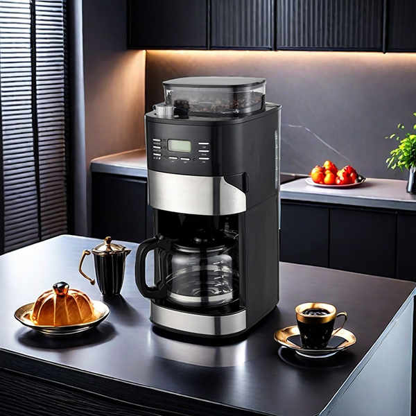 Effortless brewing and grinding in one compact machine.