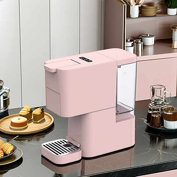 Équipez votre cuisine d'une élégante et stylée machine à café rose