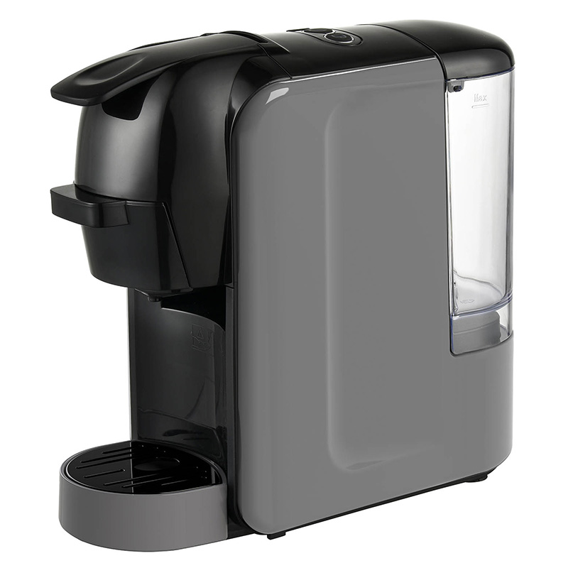Bagong kompaktna kape machine na may mga ulo at ground capsule coffee maker