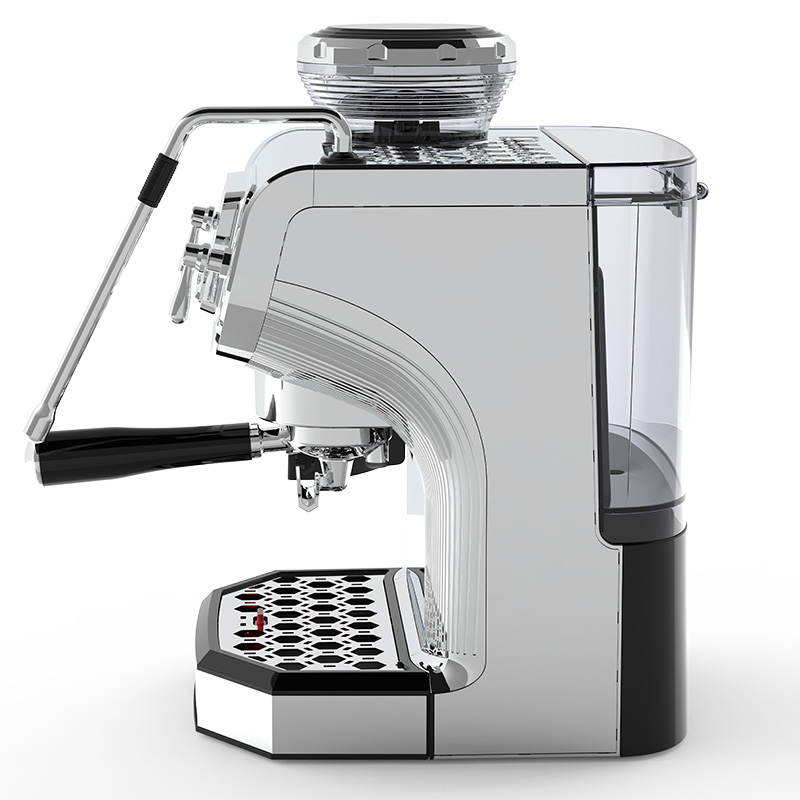 Latte-Macher Bohnen-zu-Tasse-Espressomaschine mit Kanne
