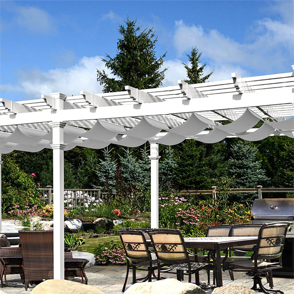 A Pergola Shade Creates A Beautiful Place in Your Backyard