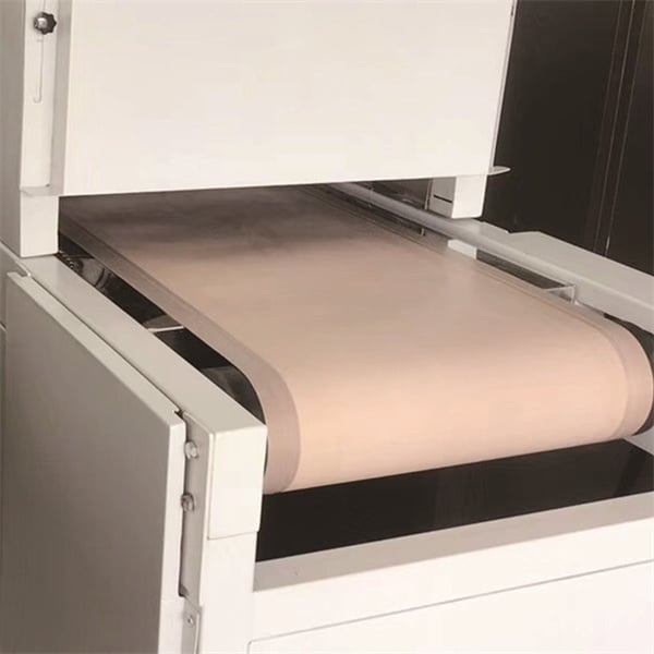 The variety exhibited by PTFE coated glass fiber fabric