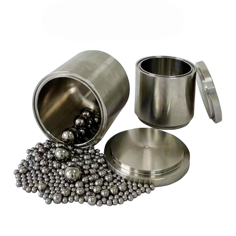 Rostbestendige staal potten van verschillende volumes van 50ml tot 5000ml geschikt voor een planeetkogelmolen