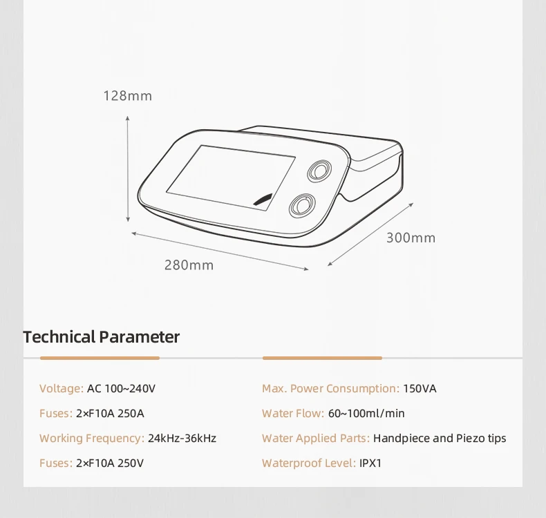 Dental Micro Power Bone Cutting Machine Portable Bone Cutting Surgery Unit ultrasonic surgery unit supplier