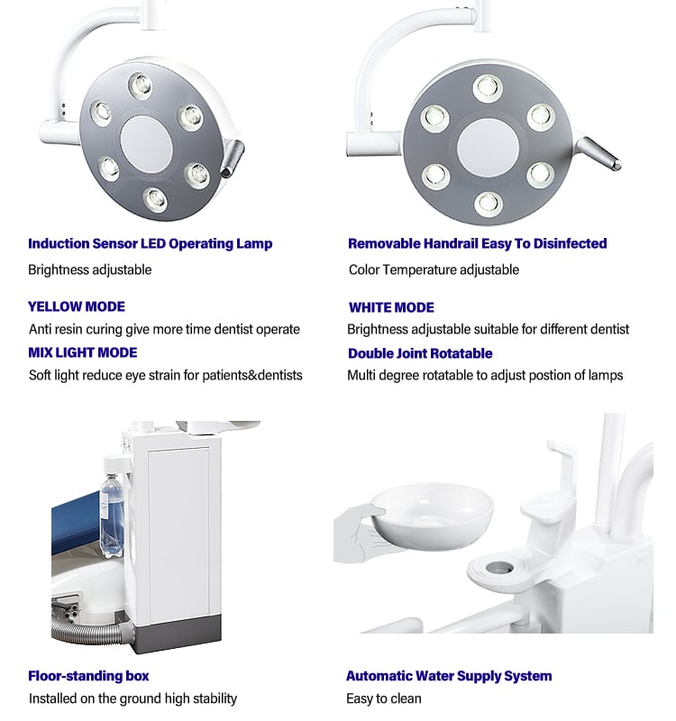 详情页3_02 High End Dental Cart Surgery Implant Dental Chair factory